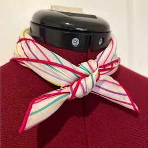Dior choker scarves new Striped Multicolor Scarf